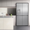 Hisense RQ5P640SYSD American Fridge Freezer, Stainless Steel, D Rated,  Non-Plumbed