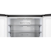 Hisense RQ758N4SAFE American Fridge Freezer, Black, E Rated,  Non-Plumbed