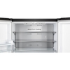 Hisense RQ758N4SWFE American Fridge Freezer, Black, E Rated,  Non-Plumbed