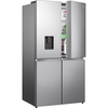 Hisense RQ758N4SWSE American Fridge Freezer, Stainless Steel, E Rated,  Non-Plumbed