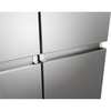 Hisense RQ758N4SWSE American Fridge Freezer, Stainless Steel, E Rated,  Non-Plumbed