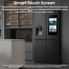 Hisense RQ760N4IFE American Fridge Freezer, Black, E Rated,  Plumbed
