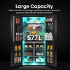 Hisense RQ760N4IFE American Fridge Freezer, Black, E Rated,  Plumbed