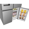 Hisense RQ760N4SASE American Fridge Freezer, Stainless Steel, E Rated,  Non-Plumbed