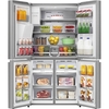Hisense RQ760N4SASE American Fridge Freezer, Stainless Steel, E Rated,  Non-Plumbed