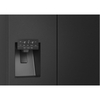 Hisense RQ760N4SBFE American Fridge Freezer, Black, E Rated,  Non-Plumbed