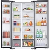 Samsung RS57DG400EM9EU American Fridge Freezer, Gentle Silver Matt, E Rated,  Non-Plumbed