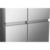 Hisense RS5P668SSCC American Fridge Freezer, Silver, C Rated,  Non-Plumbed
