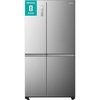 Hisense RS5P668SSCC American Fridge Freezer, Silver, C Rated,  Non-Plumbed