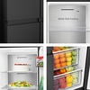 Hisense RS5P668SSFC American Fridge Freezer, Black, C Rated,  Non-Plumbed