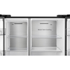 Hisense RS5P668SSFC American Fridge Freezer, Black, C Rated,  Non-Plumbed