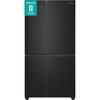 Hisense RS5P668SSFC American Fridge Freezer, Black, C Rated,  Non-Plumbed