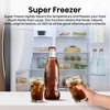 Hisense RS694N4IBE American Fridge Freezer, Black, E Rated,  Plumbed