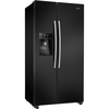Hisense RS694N4IBE American Fridge Freezer, Black, E Rated,  Plumbed