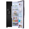 Hisense RS694N4IBE American Fridge Freezer,  Plumbed, Black, E Rated