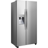 Hisense RS694N4ICE American Fridge Freezer, Stainless Steel, E Rated,  Plumbed