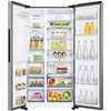 Hisense RS694N4TIE American Fridge Freezer,  Non-Plumbed, Stainless Steel, E Rated
