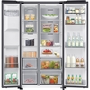 Samsung RS70F64KDTEU Series 6 Smart American Fridge Freezer, Matt Metal Silver, D Rated,  Plumbed