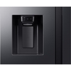 Samsung RS70F64KEFEU American Fridge Freezer, Black Deep Ocean Inox Finish, E Rated,  Plumbed