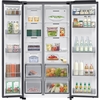 Samsung RS70F65QETEU Series 6 SpaceMax� Smart American Fridge Freezer, Matt Metal Silver, E Rated,  Non-Plumbed