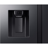 Samsung RS70F66KCFEU American Fridge Freezer, Black Deep Ocean Inox Finish, C Rated,  Plumbed