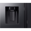 Samsung RS80F64KEFEU Series 8 Smart American Fridge Freezer, Black Deep Ocean Inox Finish, E Rated,  Plumbed