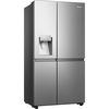 Hisense RS818N4IIE American Fridge Freezer,  Plumbed, Stainless Steel, E Rated