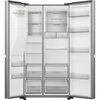 Hisense RS818N4IIE American Fridge Freezer,  Plumbed, Stainless Steel, E Rated