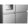 Hisense RS818N4IIE American Fridge Freezer,  Plumbed, Stainless Steel, E Rated