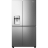 Hisense RS818N4IIE American Fridge Freezer,  Plumbed, Stainless Steel, E Rated
