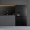 Hisense RS818N4TFC American Fridge Freezer, Black, C Rated,  Non-Plumbed