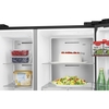 Hisense RS818N4TFE American Fridge Freezer, Black, E Rated,  Non-Plumbed