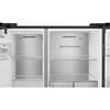 Hisense RS818N4TFE American Fridge Freezer, Black, E Rated,  Non-Plumbed