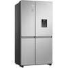 Hisense RS840N4WCE American Fridge Freezer, Stainless Steel, E Rated,  Non-Plumbed