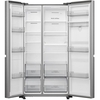 Hisense RS840N4WCE American Fridge Freezer, Stainless Steel, E Rated,  Non-Plumbed
