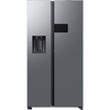 Samsung RS90F64EDTEU Series 9 AI Home Smart American Fridge Freezer, Matt Metal Silver