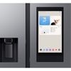 Samsung RS90F66BETEU Family Hub American Fridge Freezer, Matt Metal Silver,  Plumbed, E Rated