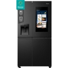 Hisense RS9P628GPFE American Fridge Freezer, Black, E Rated,  Plumbed