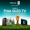 Hisense RS9P628GPFE American Fridge Freezer, Black, E Rated,  Plumbed