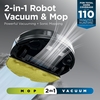 Shark RV2620WAUK Matrix Plus 2-in-1 Self-Empty Robot Vacuum & Mop, Black