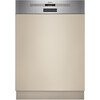 Neff S145HTS01G N50 Semi Integrated Dishwasher, 13 Place Settings, D Rated