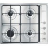 Smeg S64S Cucina 59cm 4 Burner Gas Hob, Stainless Steel