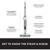 Shark S8201UK Steam & Scrub Automatic Steam Mop with Steam Blaster, White