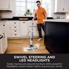 Shark S8201UK Steam & Scrub Automatic Steam Mop with Steam Blaster, White