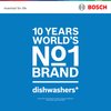 Bosch SBH4HVX14G Series 4 Fully Integrated Dishwasher, 14 Place Settings, C Rated