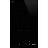 Smeg SE232TD1 30cm 2 Zone Ceramic Domino Hob, Black
