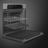 Smeg SF6200TSI Built-In Electric Single Oven, Silver, A Rated