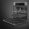 Smeg SF6200TSI Built-In Electric Single Oven, Silver, A Rated