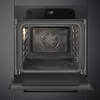 Smeg SFP6201TBI Built-In Electric Single Oven with Pyrolytic Cleaning, Black, A+ Rated