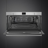 Smeg SFR9302TX Reduced Height 90cm Built-In Thermo-ventilated Oven, Stainless Steel, A+ Rated
